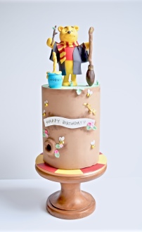 Winnie the Pooh/Harry Potter birthday cake